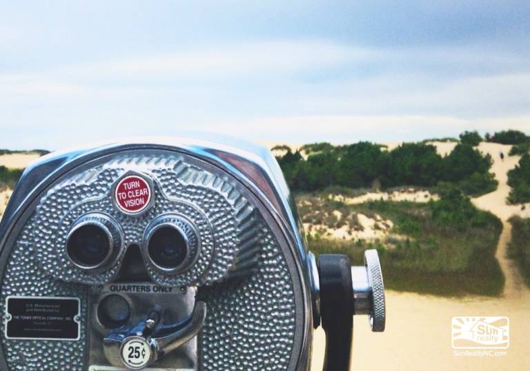 Binoculars at Jockey's Ridge State Park
