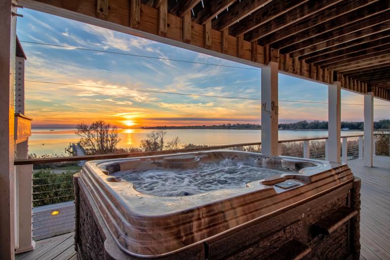 Hot Tub at Sunset